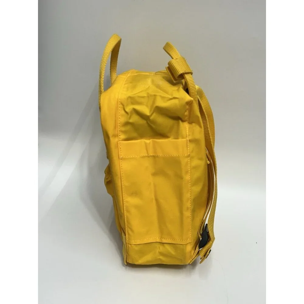 Fjallraven Kanken Mini Everyday Outdoor Backpack Yellow - Very Good Condition
